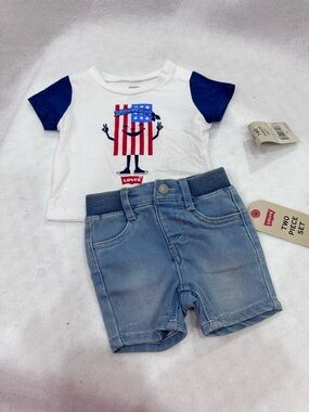 Baby Levi's Short Set